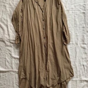 Mabo Plaid Shirt/dress